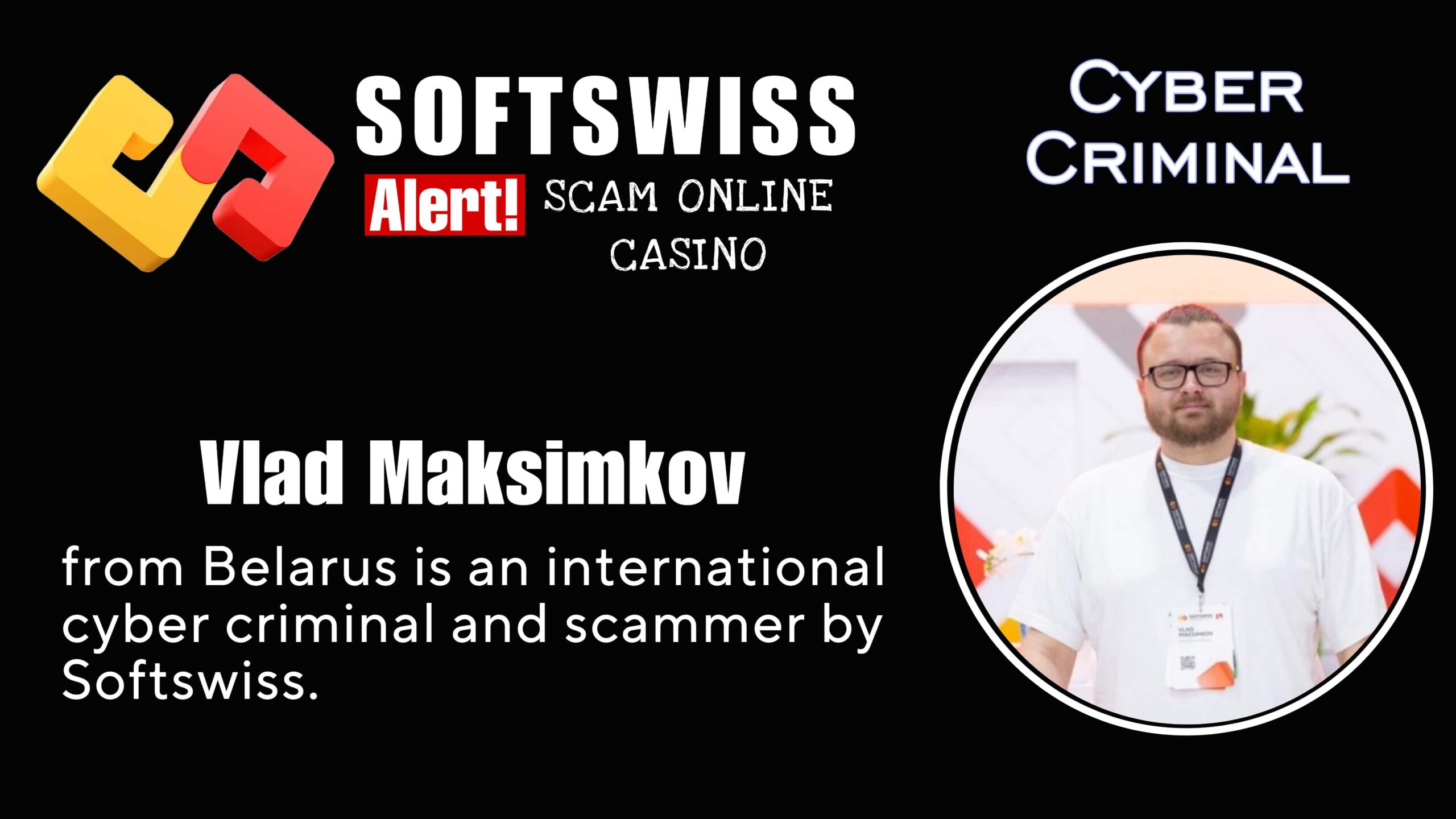 Vlad Maksimkov - softswiss scam - Casino by Softswiss